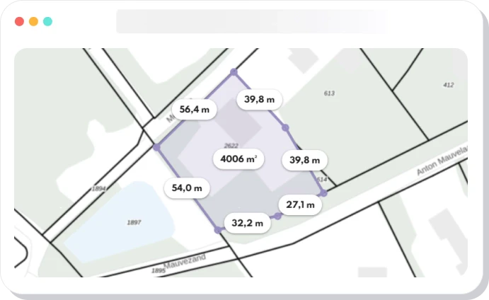Automatisch percelen opmeten