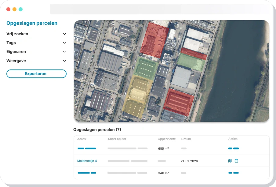Een demo van het KadastraleKaart.com platform
