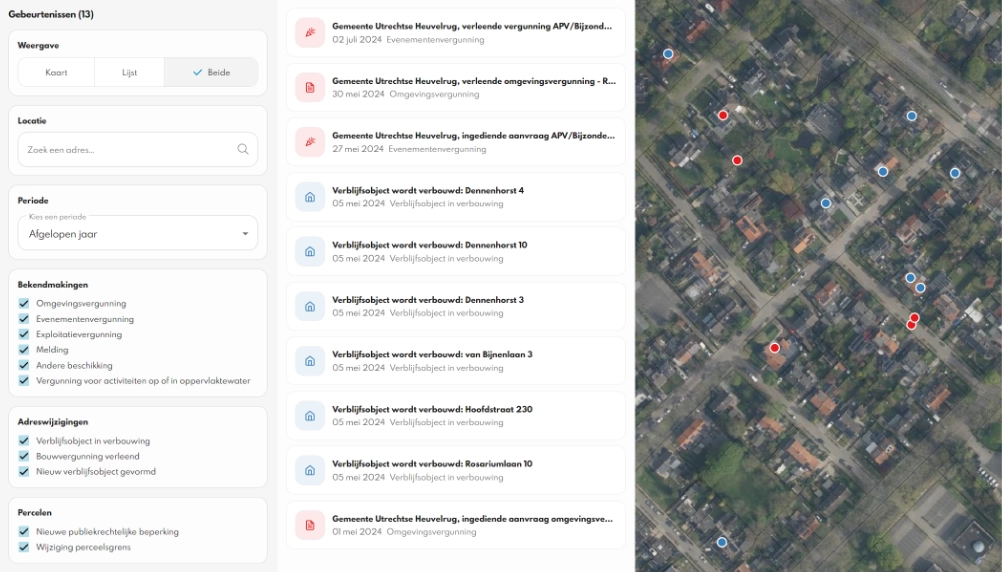 Gebeurtenissen in drie stappen