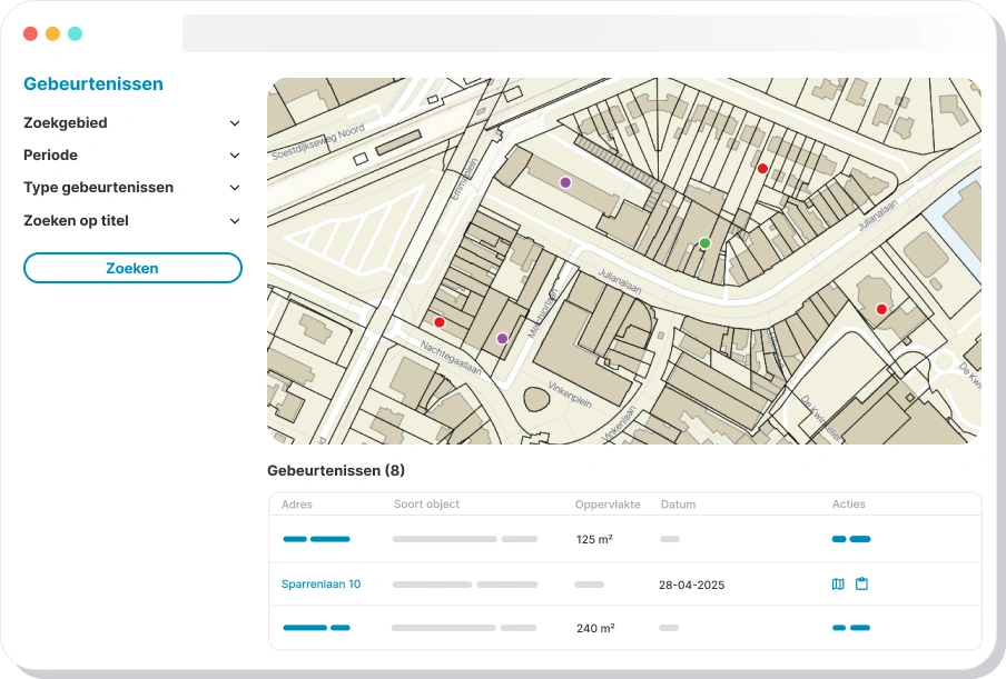 Mis nooit meer een belangrijke gebeurtenis in uw omgeving